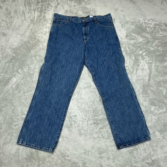 RedHead Mens Classic Fit Blue Denim Jeans 38x30 6314 - Picture 1 of 10